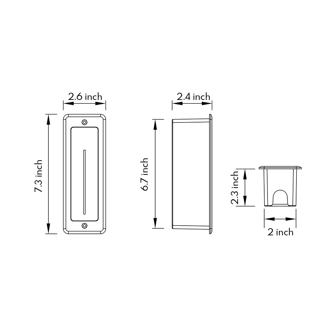 LED Recessed Step Light Minimalist Style