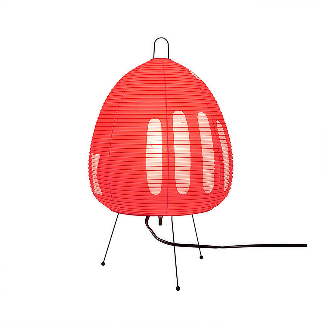 Rice Paper Table Lamps Minimalist Wabi-Sabi Design Light