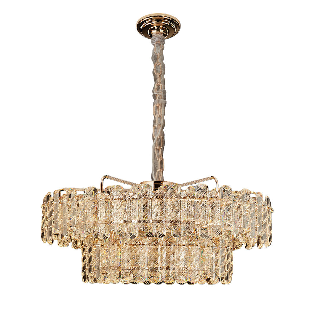 Nordic Chandelier Luxury Carbon Steel Crystal Ceiling Light