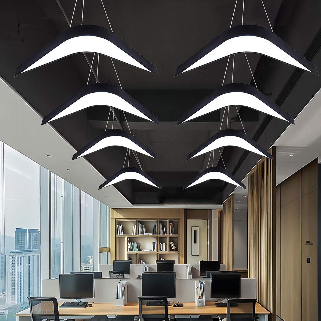 Modern Wrought Iron Chandeliers Creative Swallowtail Ceiling Light
