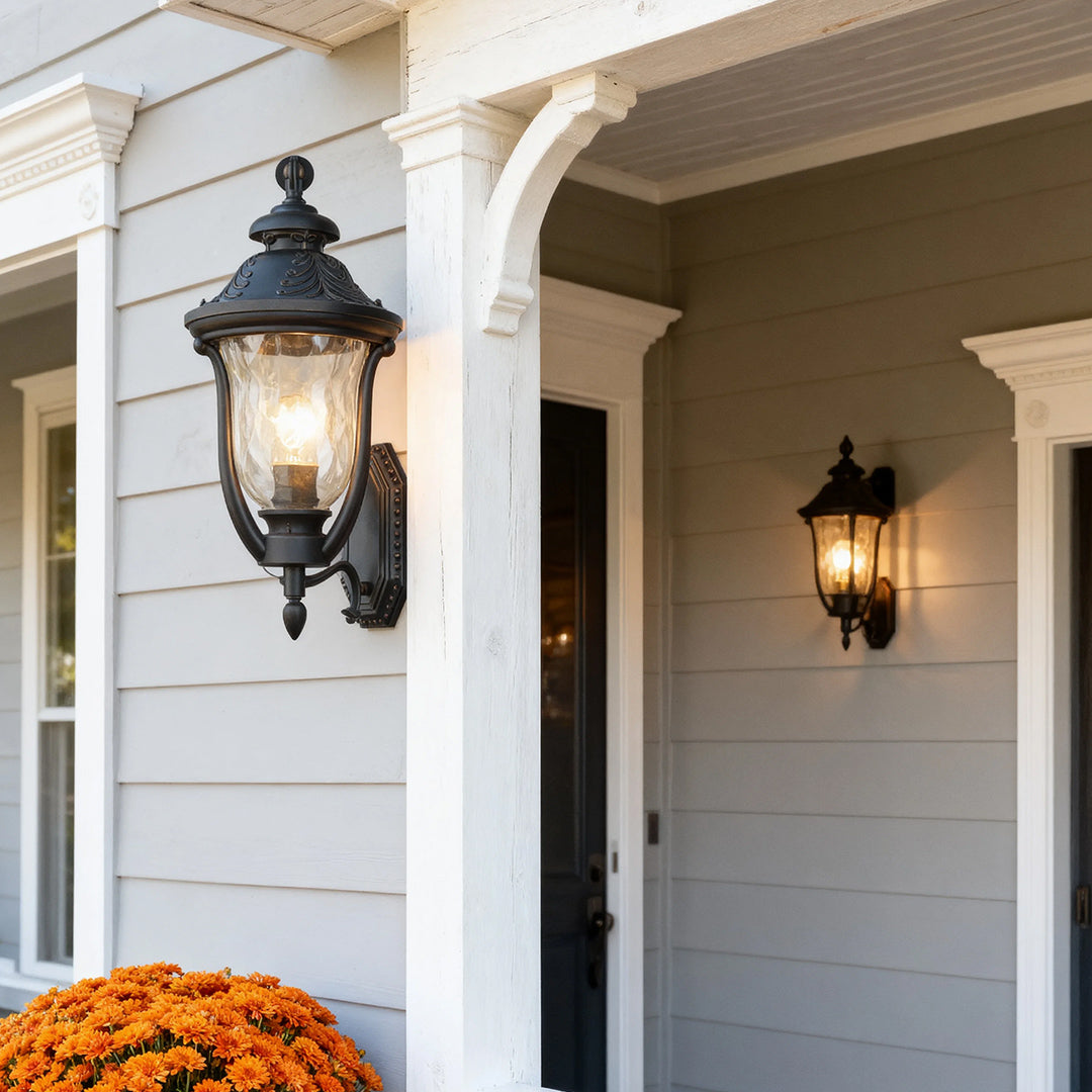Outdoor Wall Light Waterproof Coffee Rust-Proof Aluminum Lamp