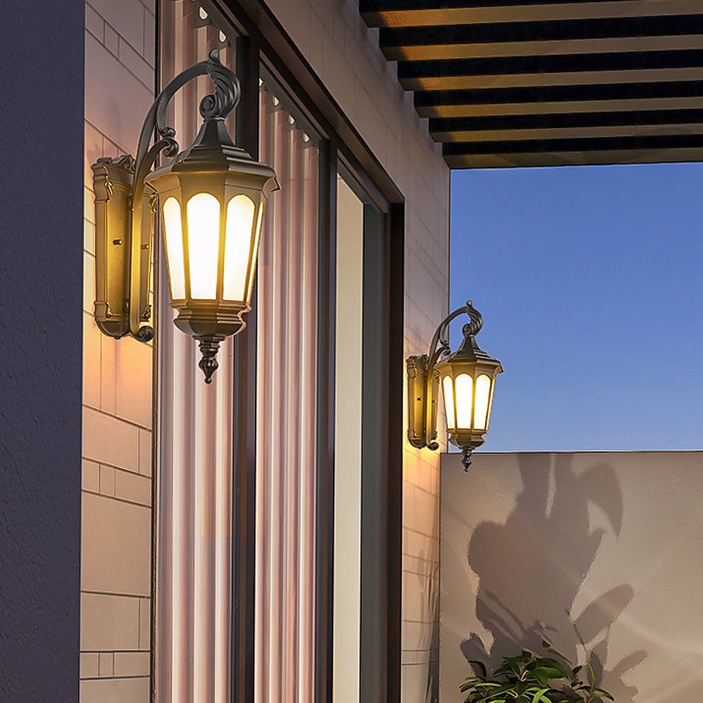 Retro Wall Sconce Classic European Waterproof Outdoor Light