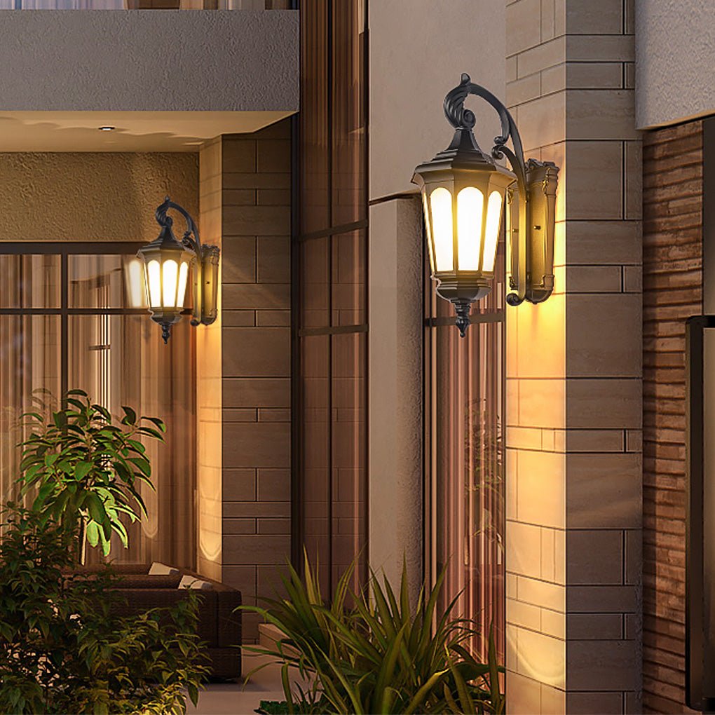 Retro Wall Sconce Classic European Waterproof Outdoor Light