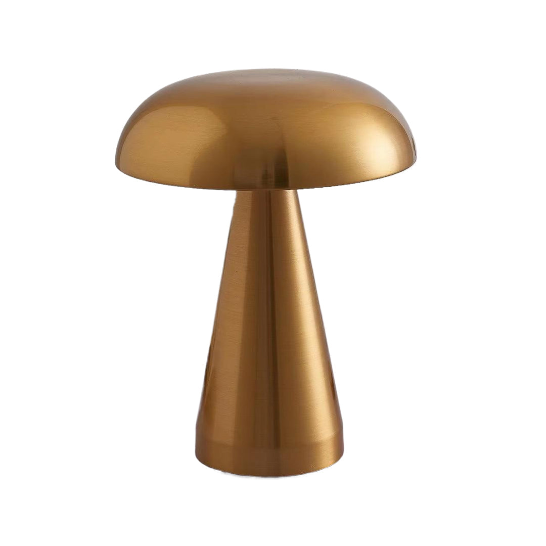 Retro Metal Table Lamp Mushroom Dimmable Creative Design Iron Light