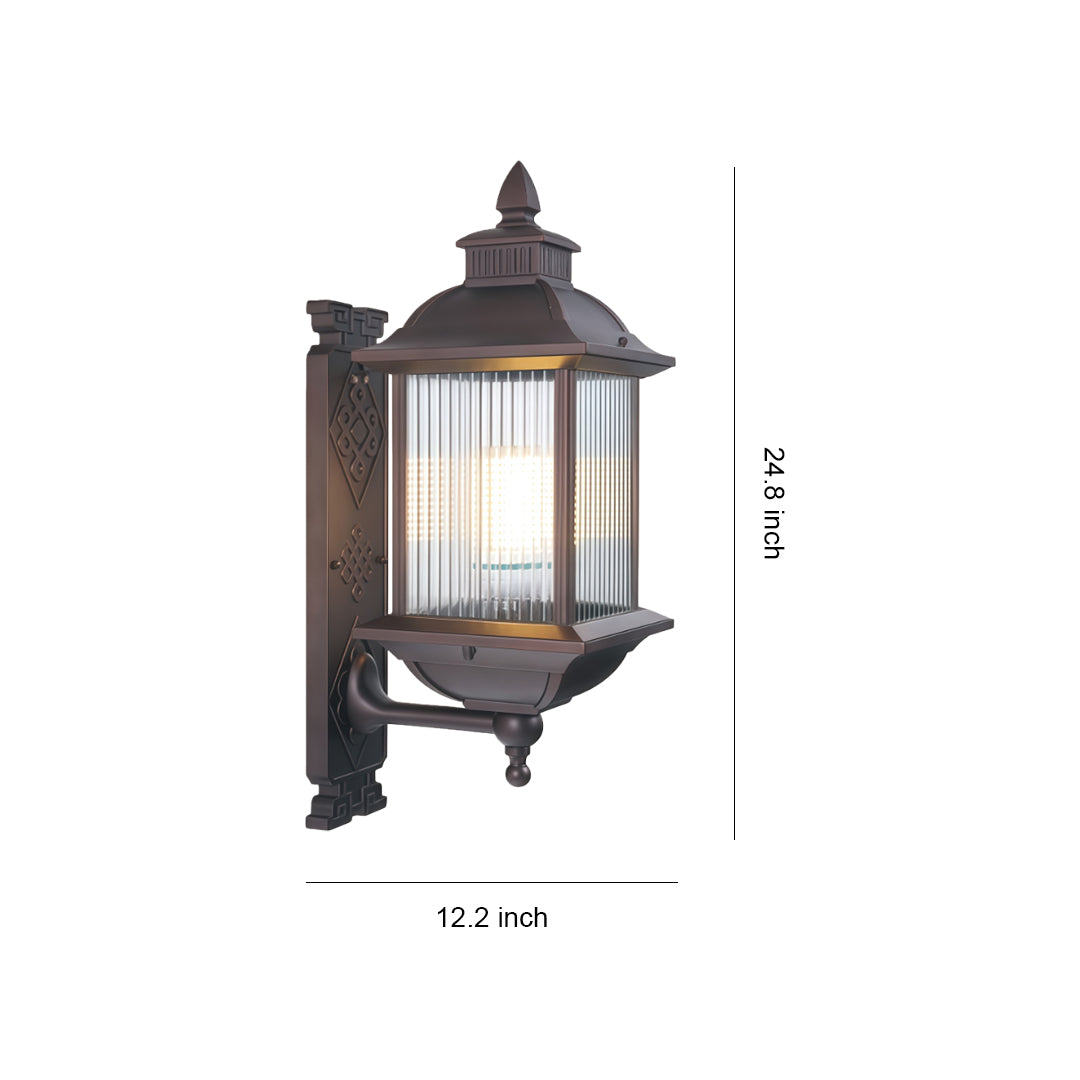 Retro Outdoor Wall Lights Aluminum Waterproof Classic Traditional Lamp