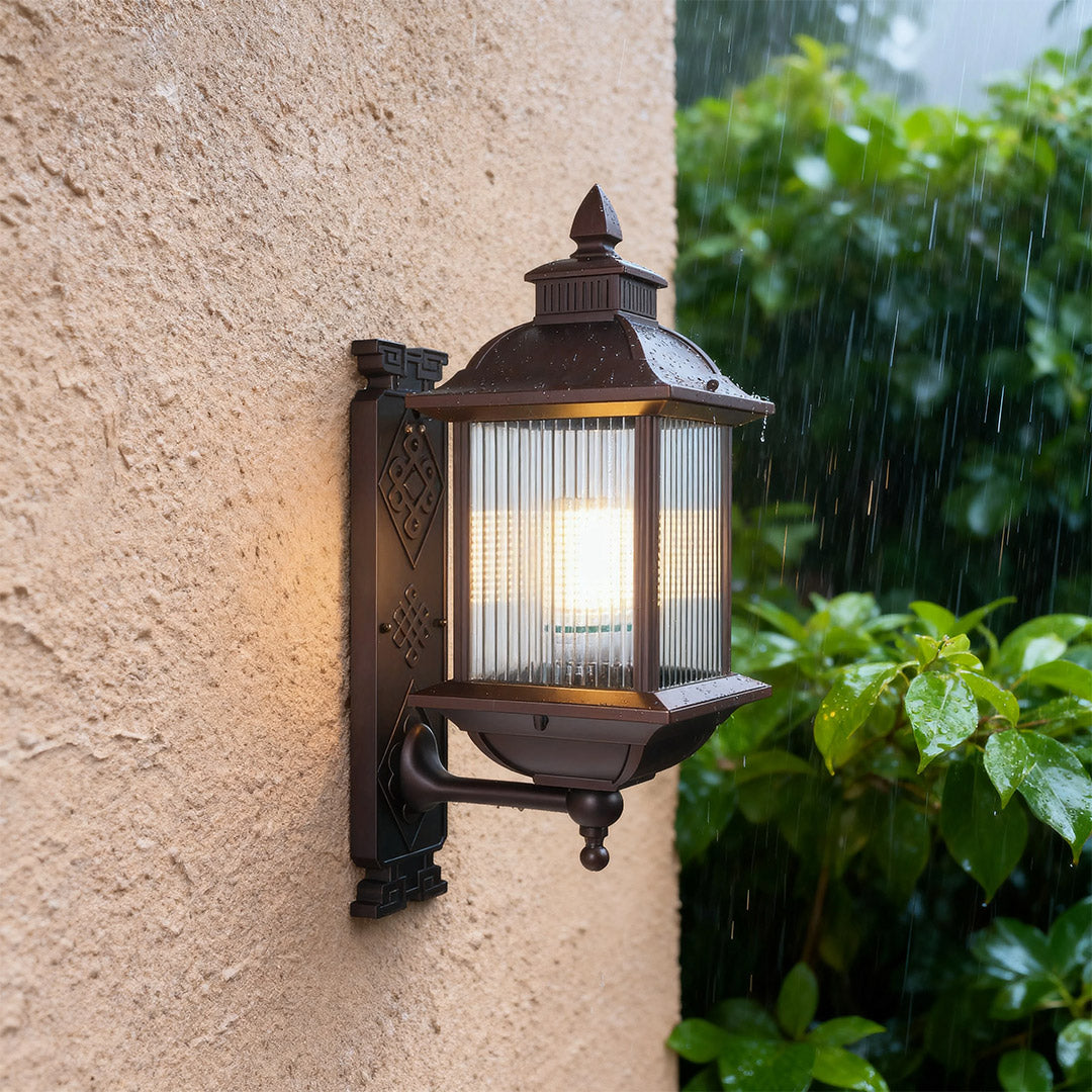 Retro Outdoor Wall Lights Aluminum Waterproof Classic Traditional Lamp