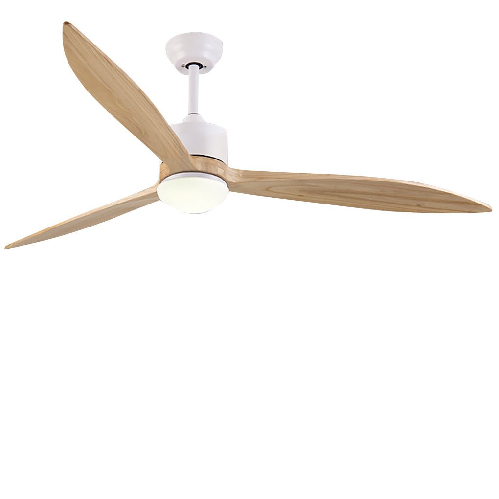 Modern Wood Ceiling Fan with Light Vintage Solid Wood Quiet Fan