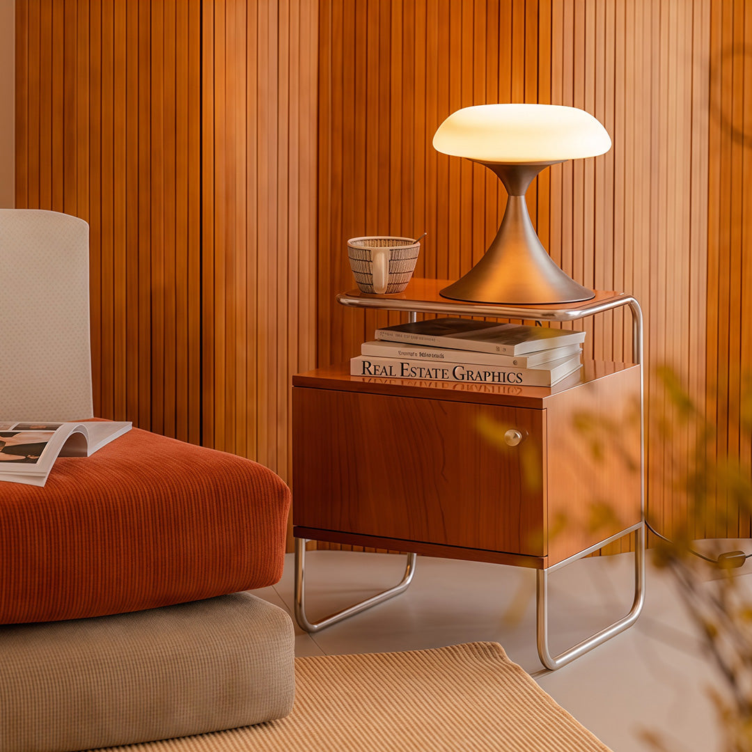 Retro Style Table Lamps Elegant Mushroom Atmosphere Lamp