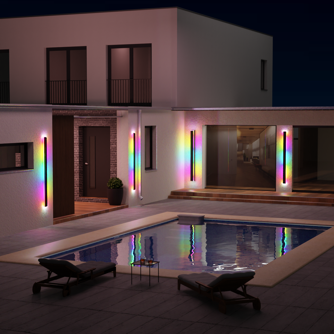 Gate Wall Light Minimalist Waterproof LED Outdoor Light
