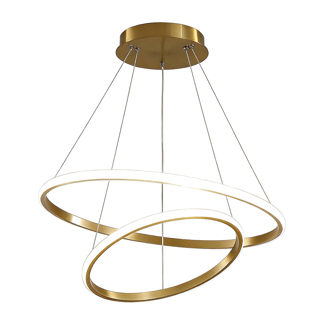 Ring LED Chandelier Modern Unique Metal Ceiling Light