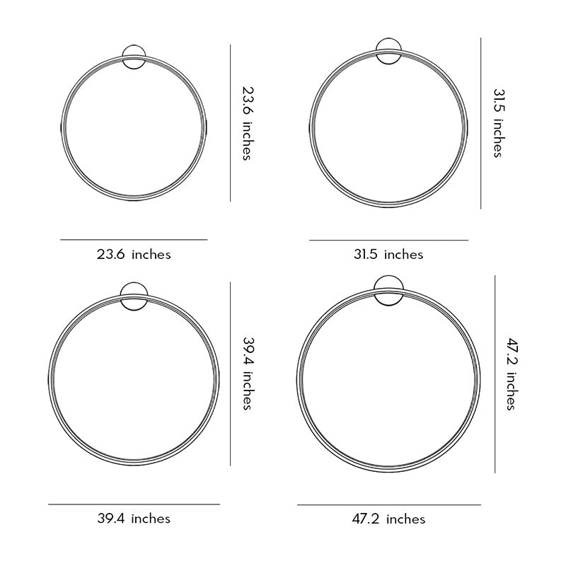 Ring Wall Lamp Creative Simple Circular Ambient Light