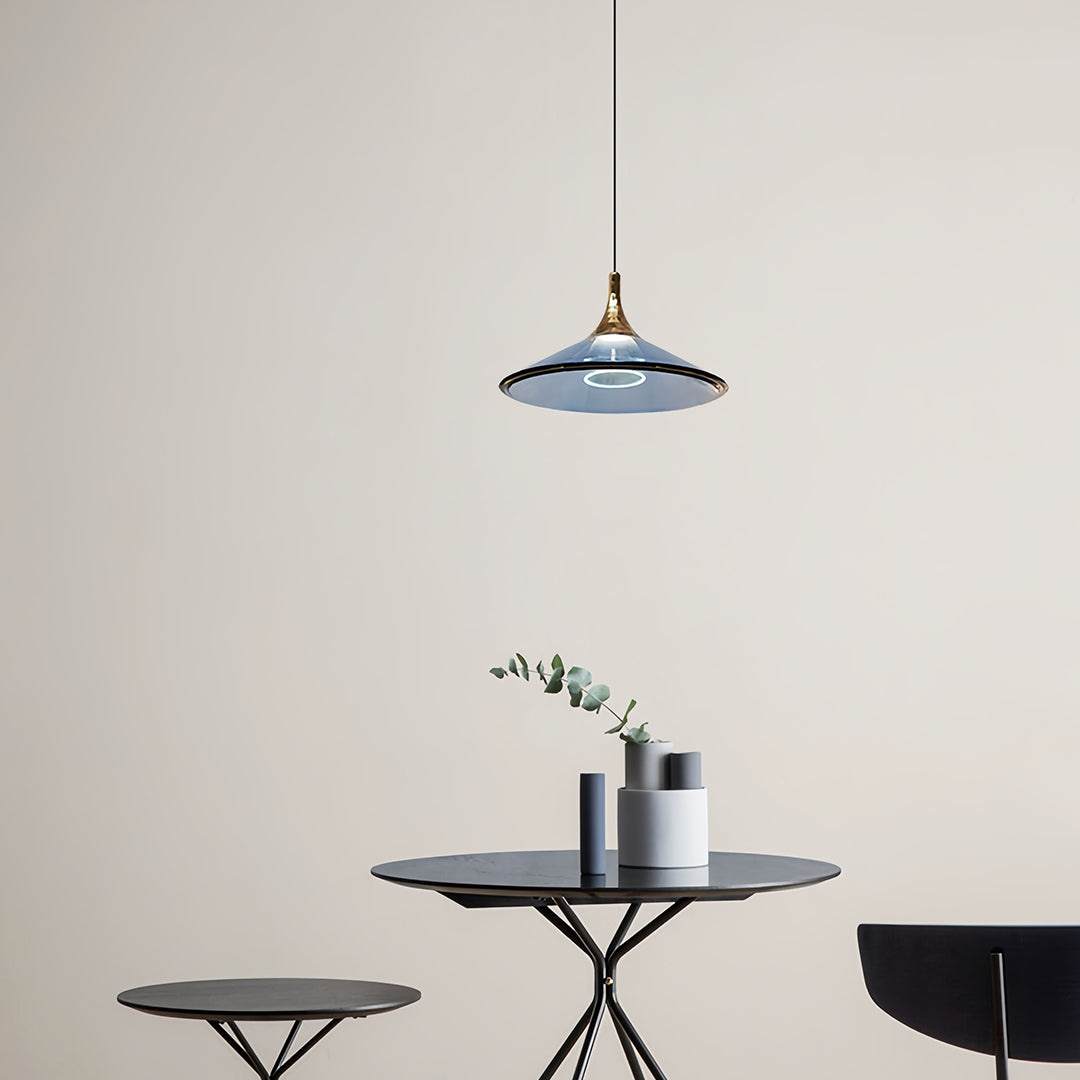 Rise and Fall Pendant Lights Aluminum Acrylic Ceiling Light