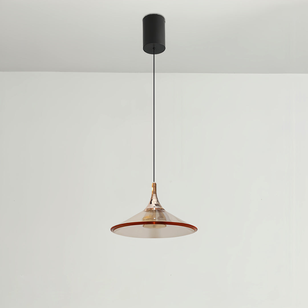 Rise and Fall Pendant Lights Aluminum Acrylic Ceiling Light
