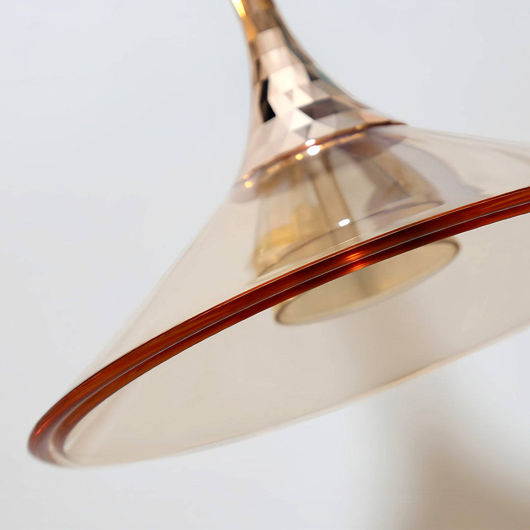 Rise and Fall Pendant Lights Aluminum Acrylic Ceiling Light