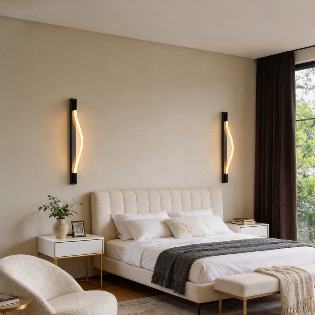 Rope Wall Sconce Light Minimalist Flexible LED Metal Light