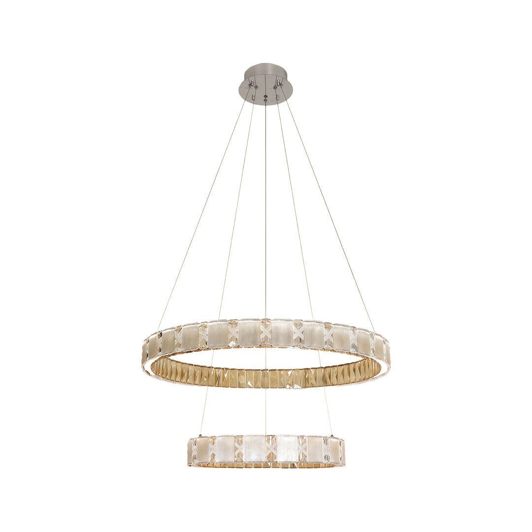 Chrome Chandeliers Italian Luxury Crystal Ceiling Lights