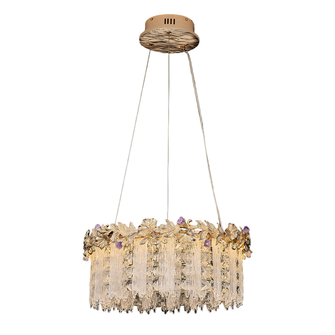 Gold Chandelier Crystal French Minimalist Ceiling Light