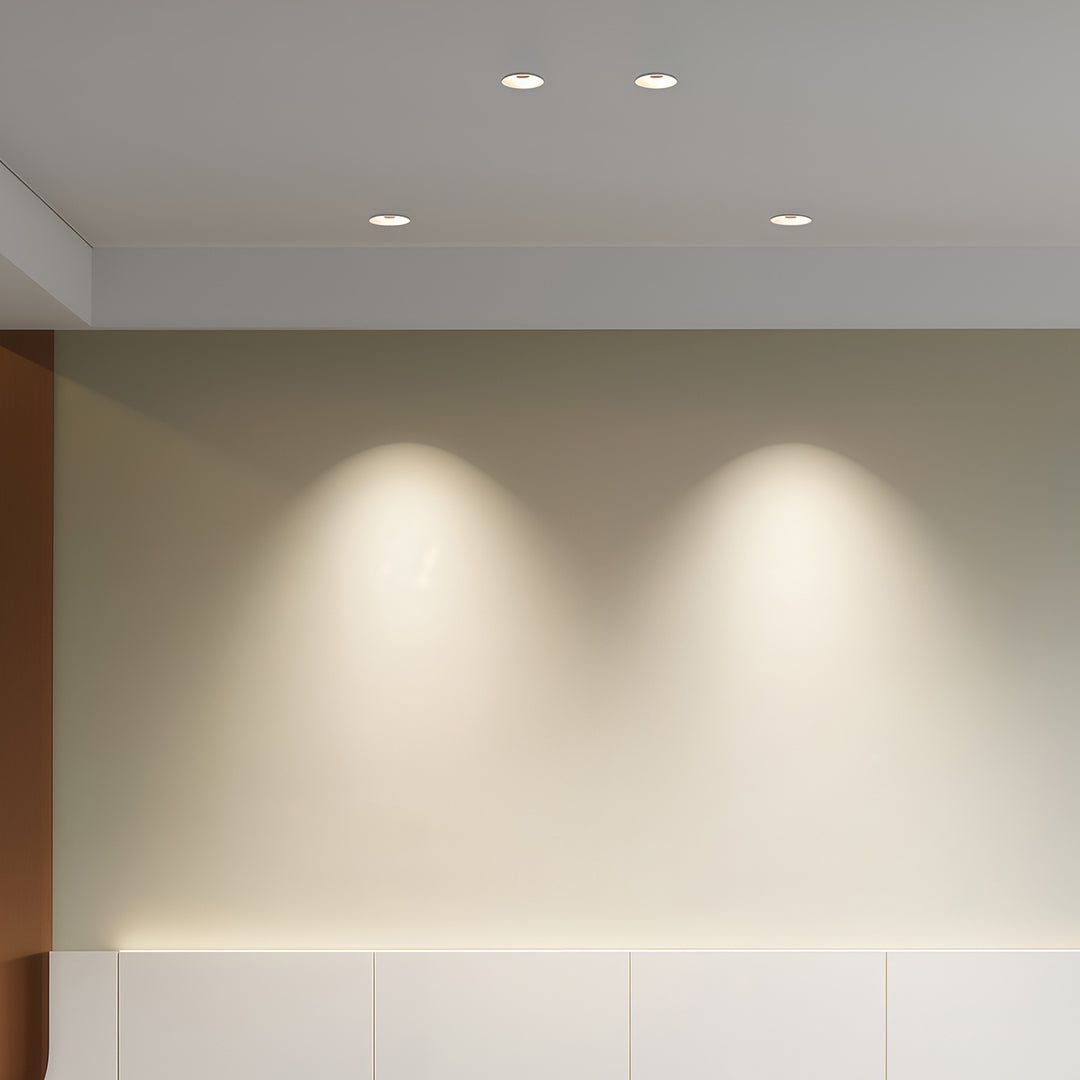 Flush Mount Spotlight Deep Baffle Design wide-spectrum Light