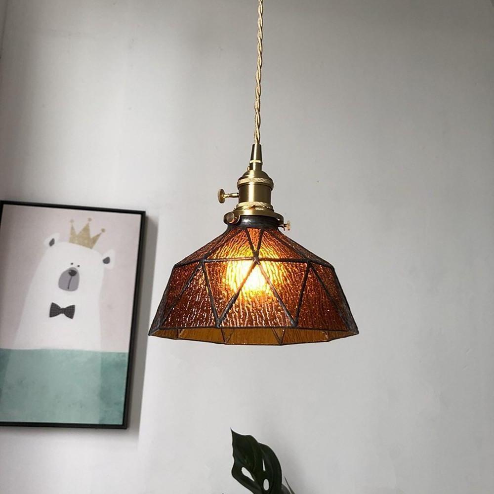 Lantern Industrial Glass Metal Pendant Lighting Ceiling Lights