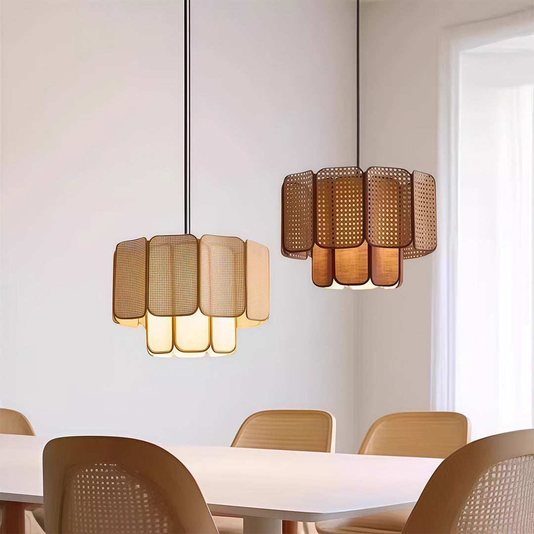 Bamboo Pendant Lights Japanese Zen Rattan Ceiling Light