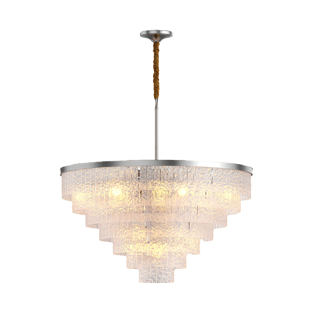 Modern Forms Chandelier Minimalist Full-Copper Luxury Ceiling Light