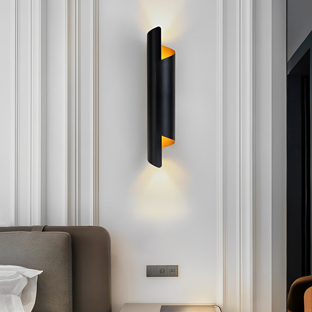 Scroll Wall Sconce Modern Minimalist Metal LED Light
