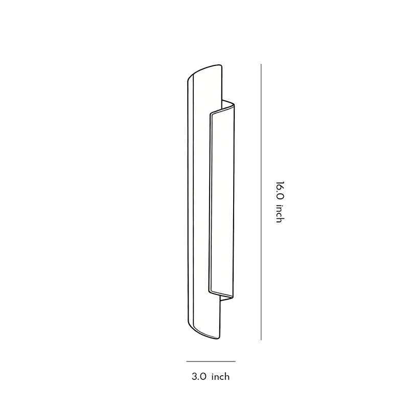Scroll Wall Sconce Modern Minimalist Metal LED Light