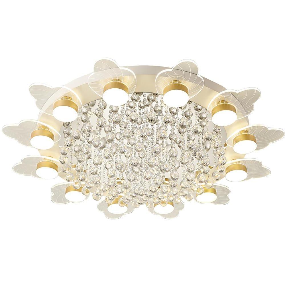 8-light Flower Design Traditional Ceiling Lights Flush Mount Lighting