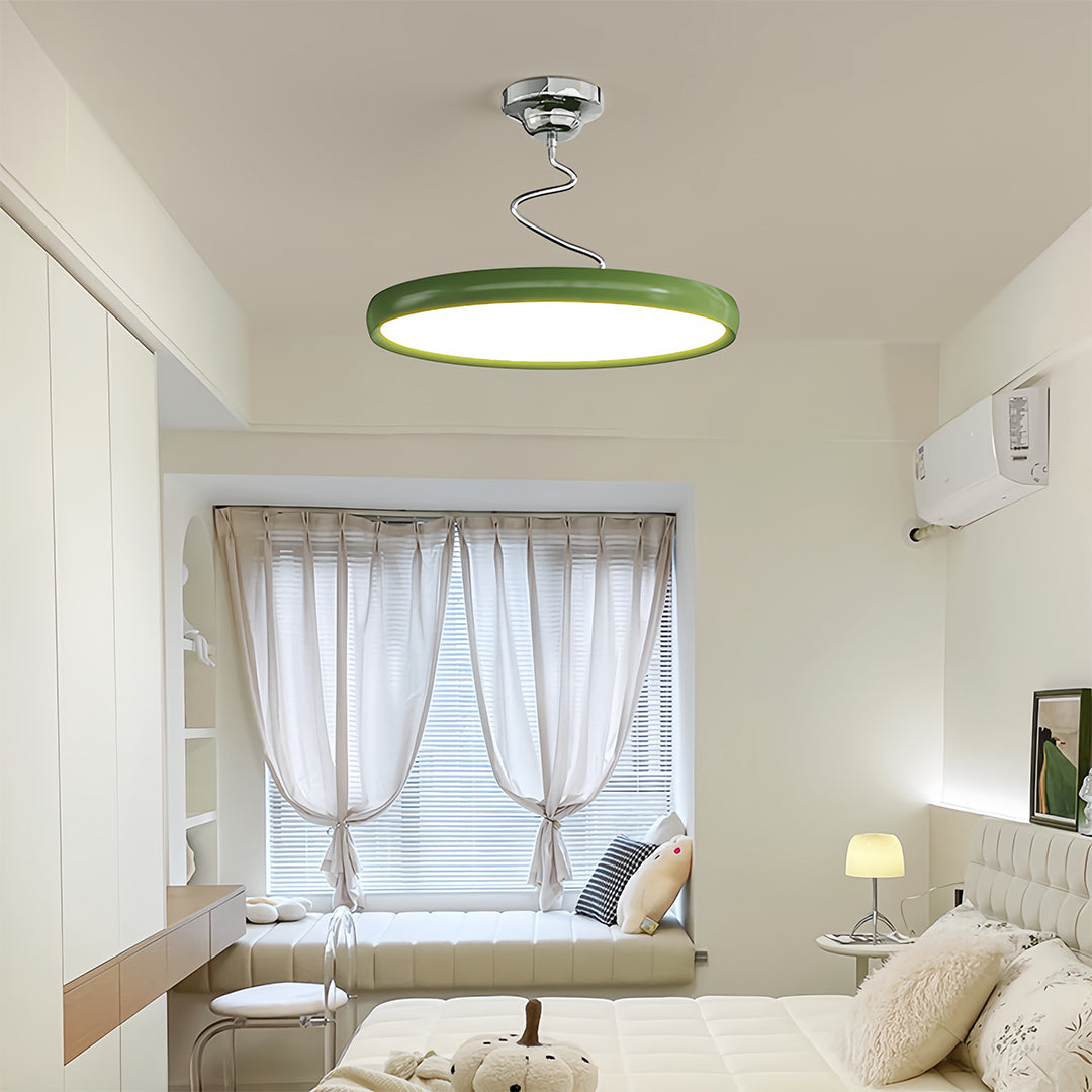 Modern Semi Flush Mount Ceiling Light Twisted wide-spectrum Light