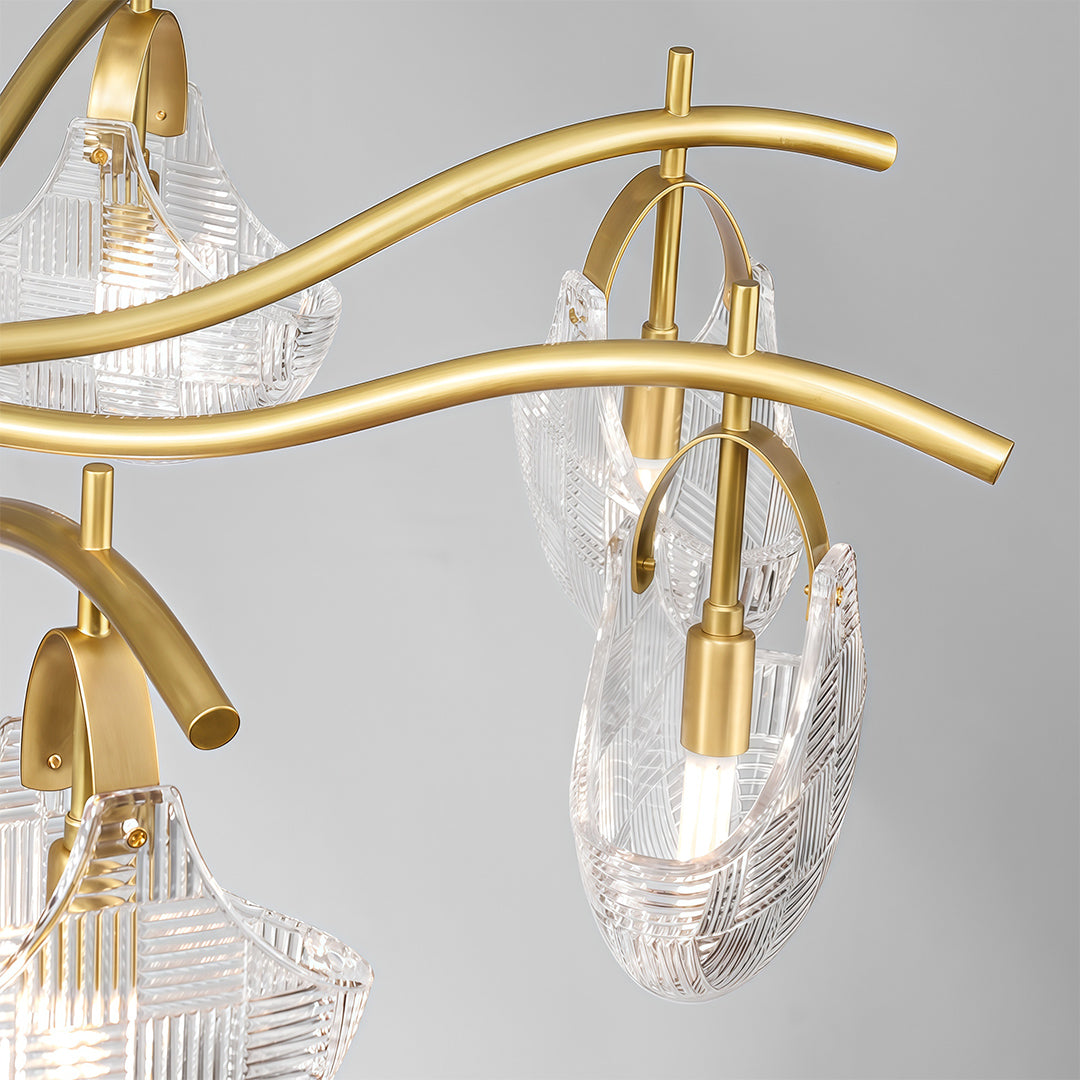 Shell Chandelier Light Modern Luxury Creative Ceiling Light
