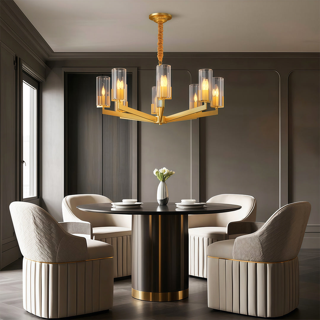 Candle Chandeliers American-Style Luxury Ceiling Light