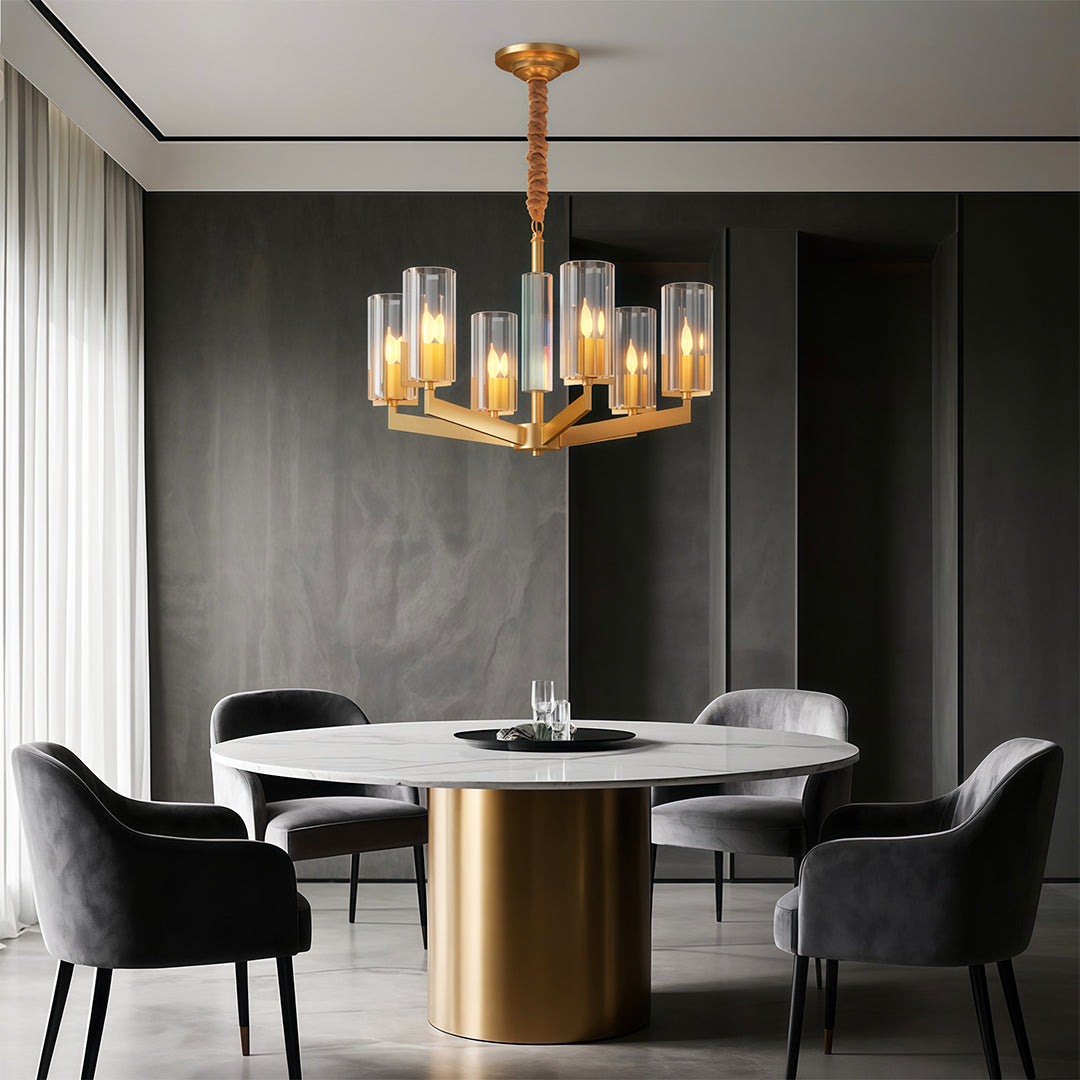Candle Chandeliers American-Style Luxury Ceiling Light