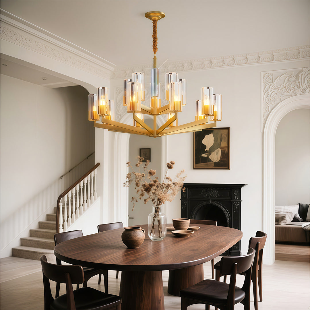 Candle Chandeliers American-Style Luxury Ceiling Light
