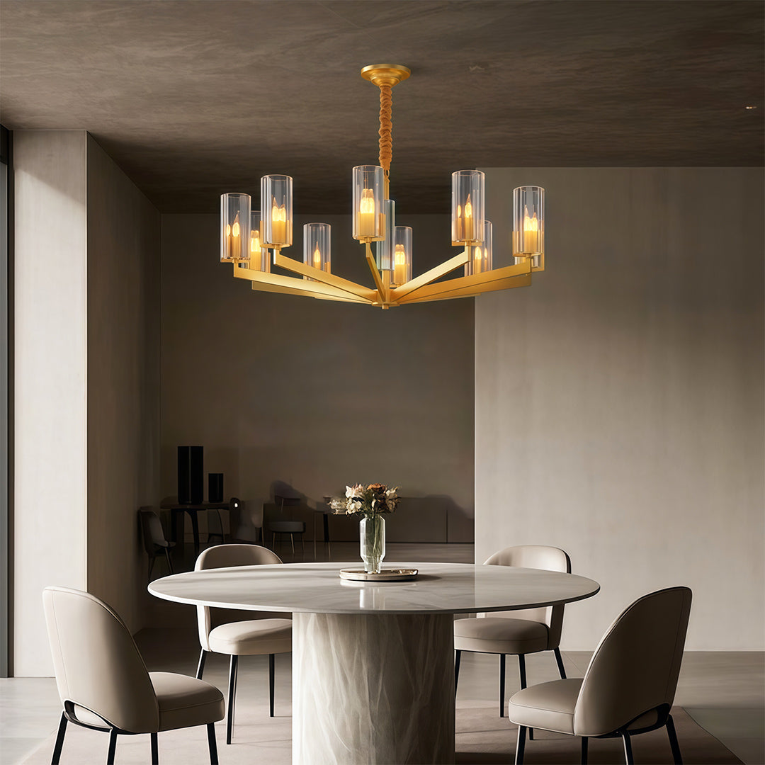Candle Chandeliers American-Style Luxury Ceiling Light