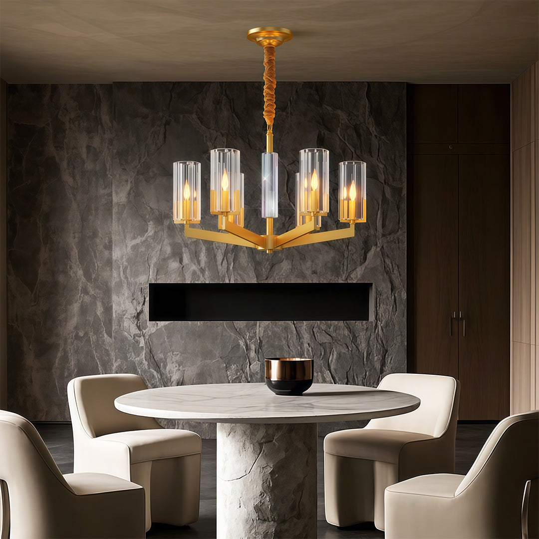 Candle Chandeliers American-Style Luxury Ceiling Light