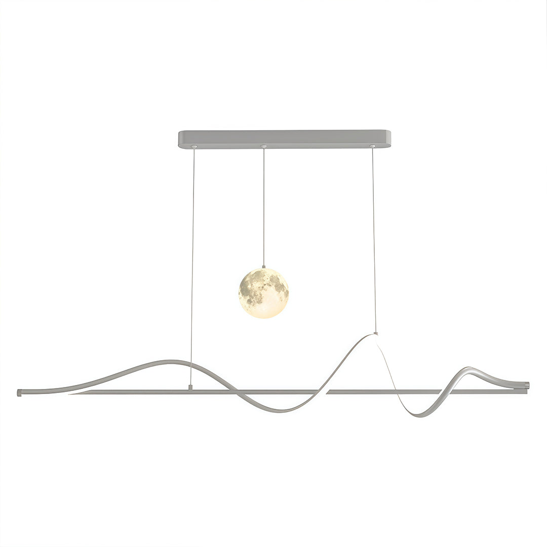 Art Deco Pendant Light Creative Adjustable Moon Ceiling Lights