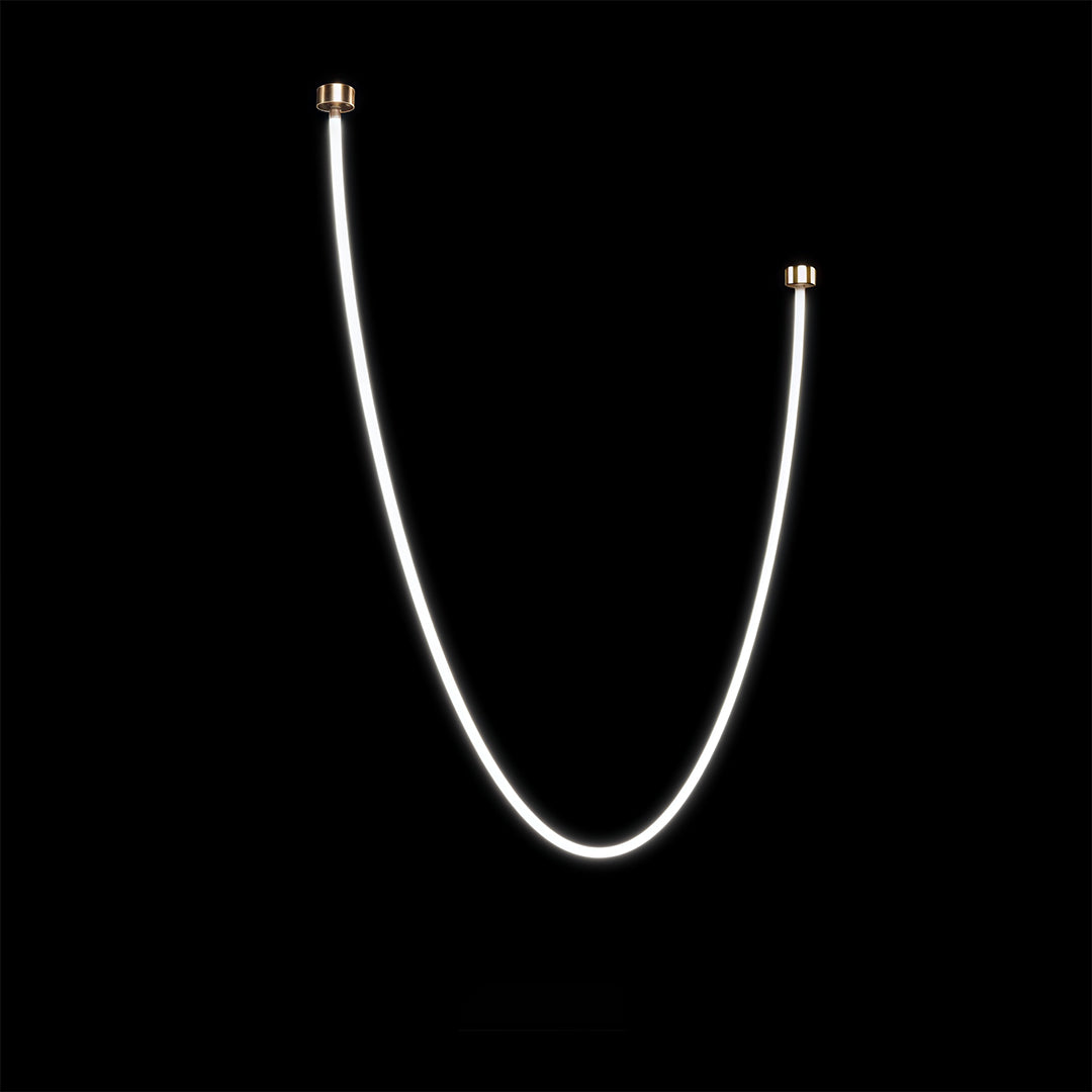 Neon Pendant Light Artistic Soft LED Linear Sceiling lights