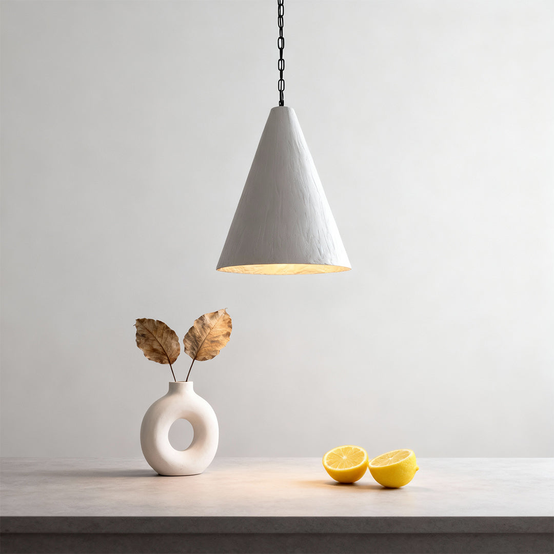 Nordic Style Pendant Light White Adjustable Ceiling Light