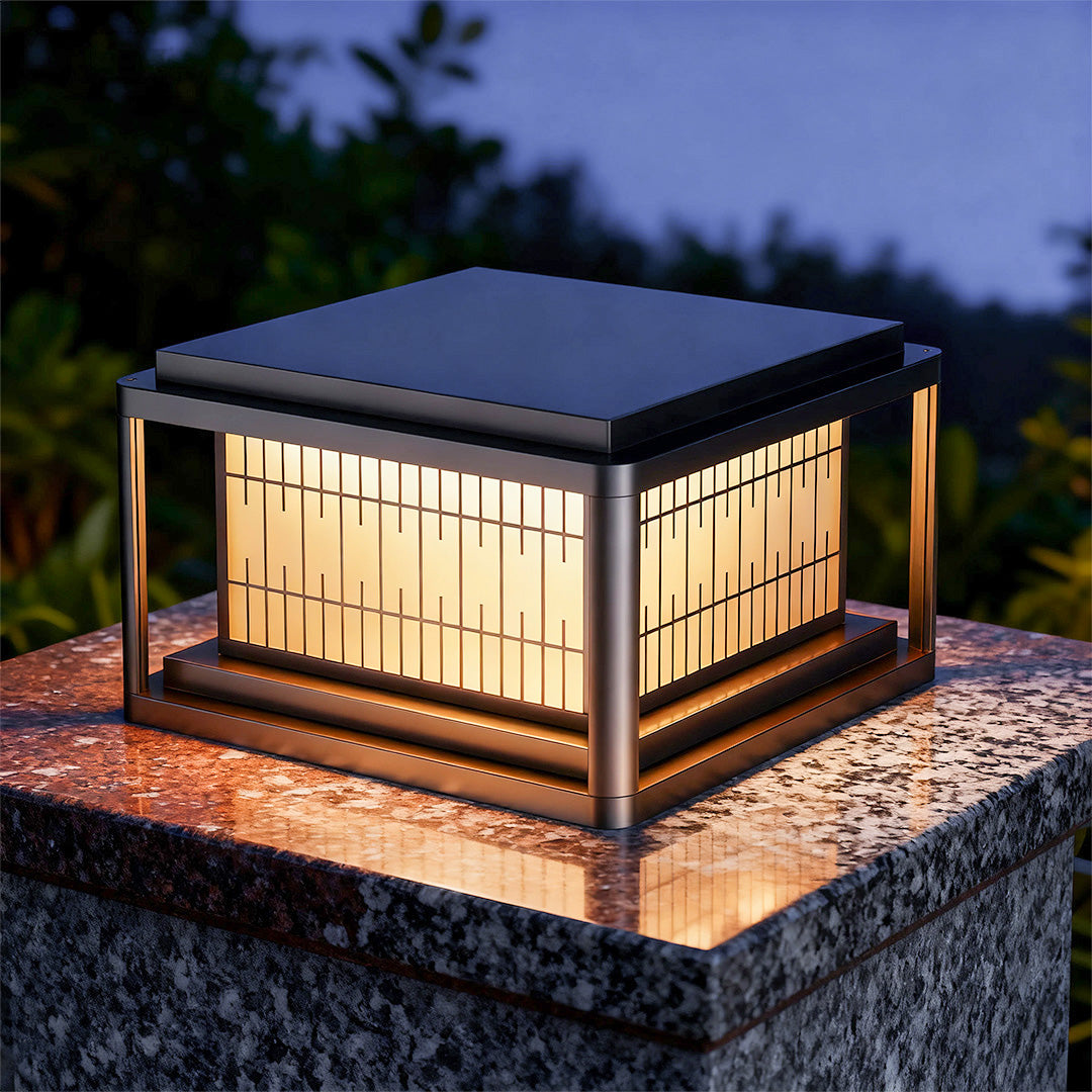 Outdoor Pillar LED Lights Waterproof Courtyard Column Light
