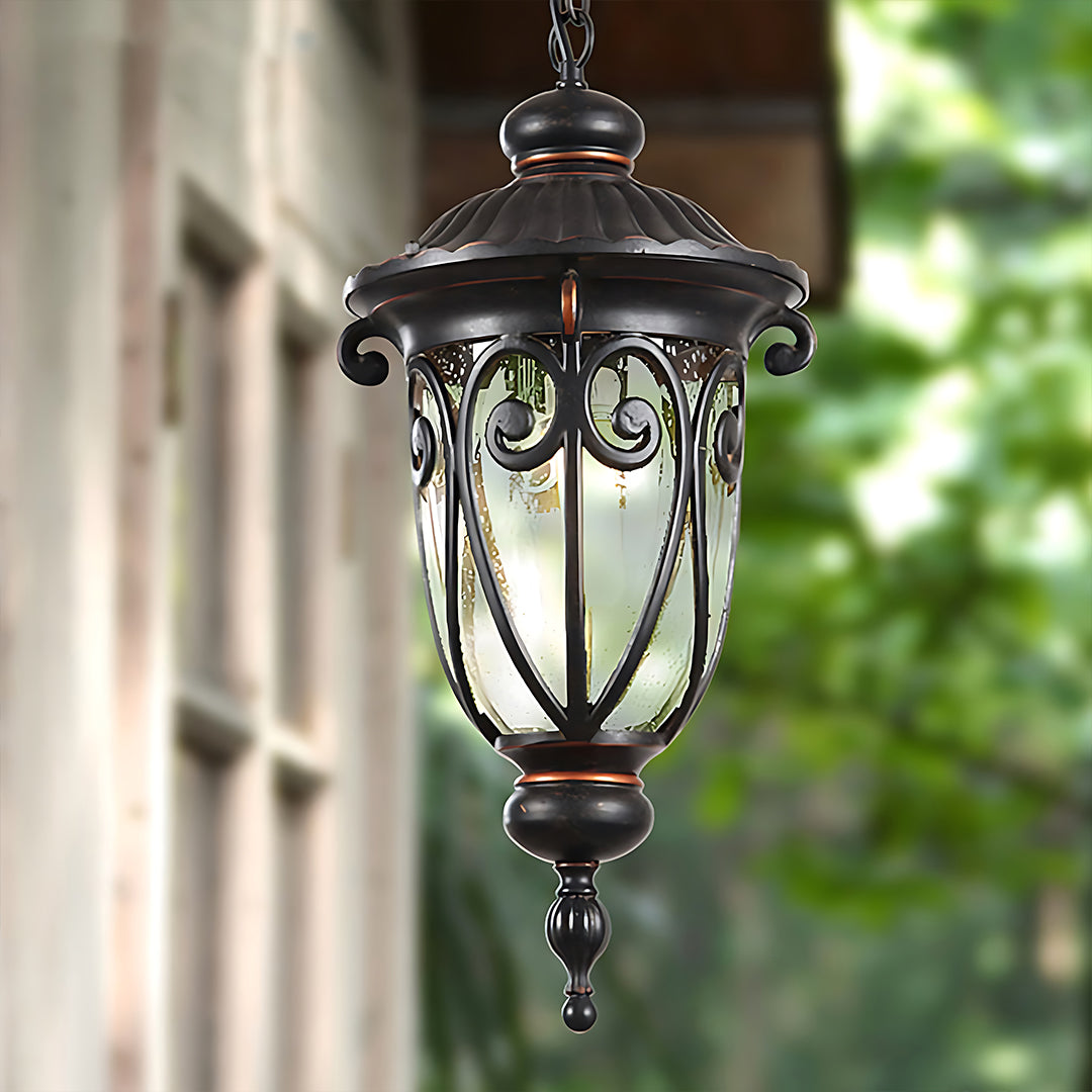 Black Ceiling Light Fixtures Aluminum Waterproof European-Style