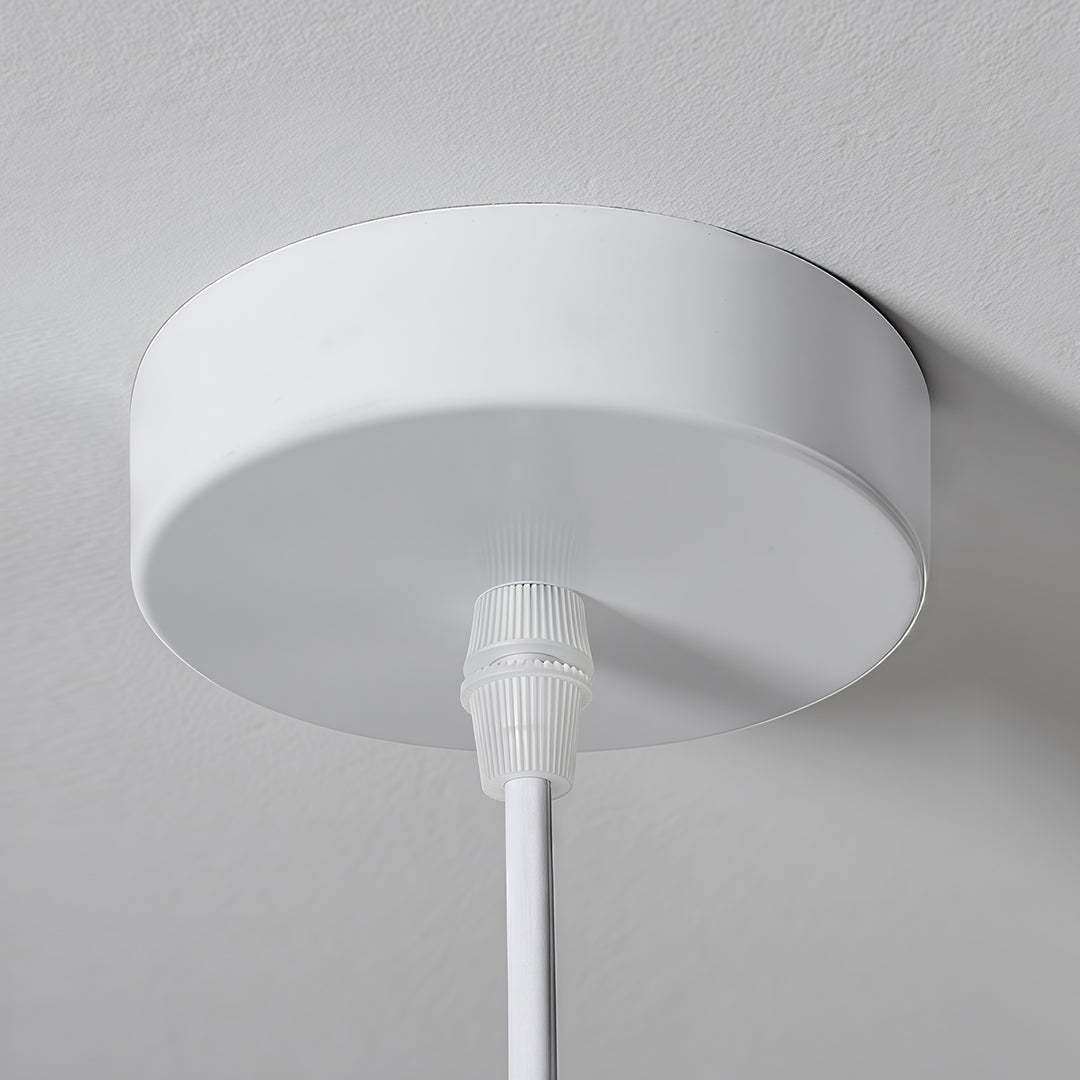 Single Pendant Light Fixture French-Style Metal Ceiling Light
