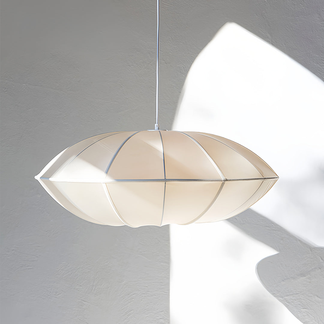 Fabric Shade Pendant Light Nordic Vintage Lantern Ceiling Light