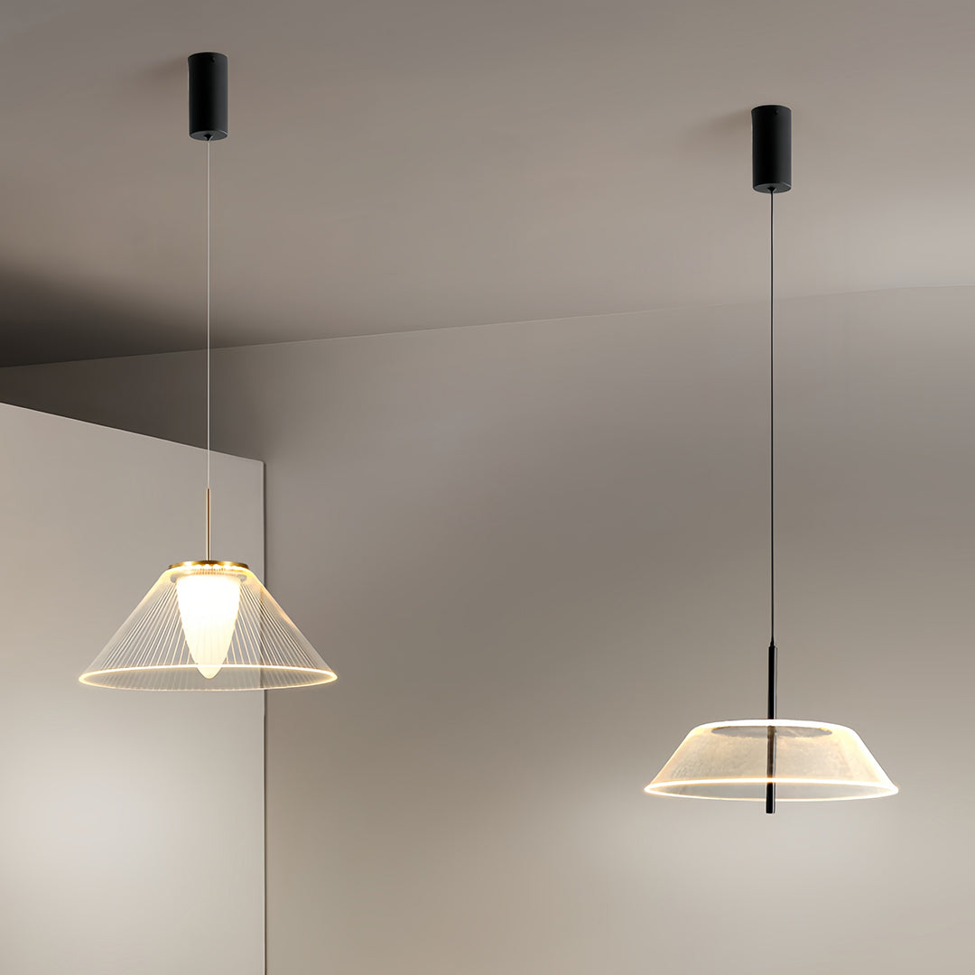 Clear Glass Pendant Lights for Kitchen Island Spectrum Ceiling Light