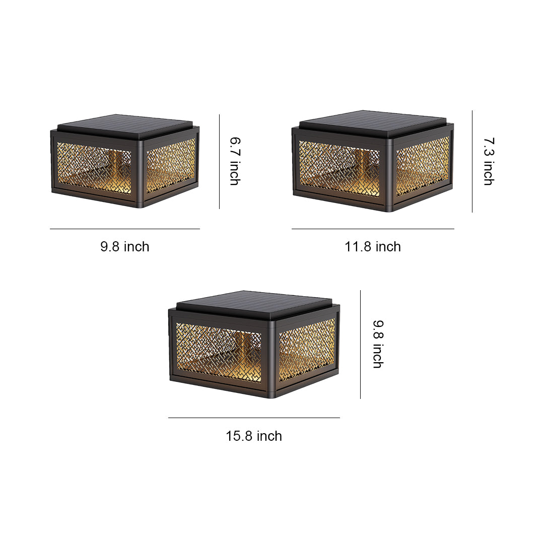 Pillar Gate Light Modern Square Waterproof Light