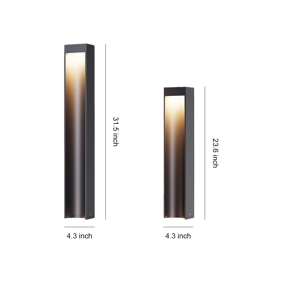 Path Light Stakes Outdoor Waterproof Black Garden Path Light