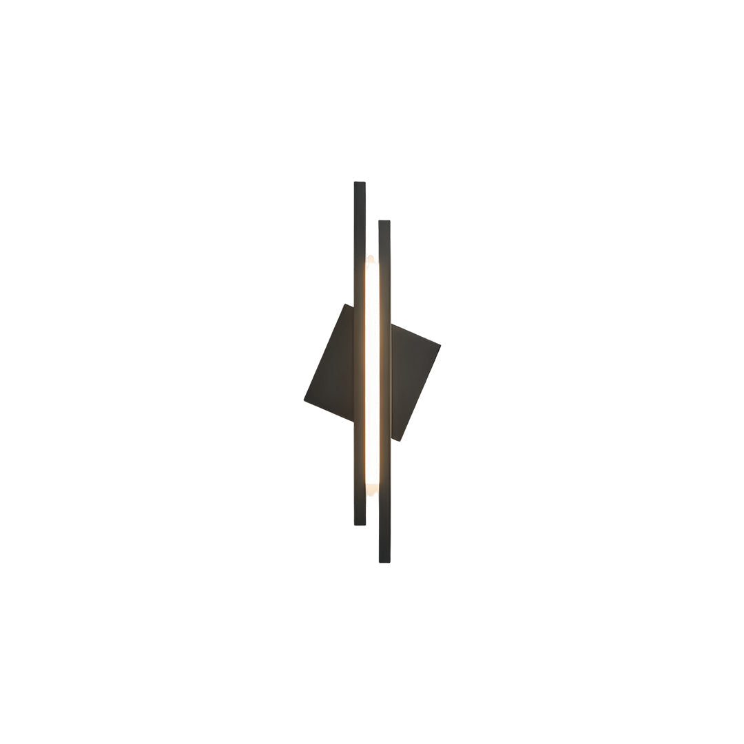 Linear Wall Light Geometric Diamond Accent Sculptural Wall Sconce
