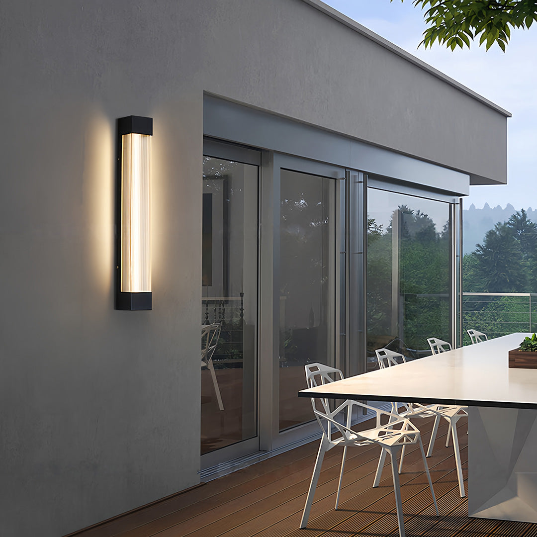 Linear Outdoor Sconce Waterproof Vertical LED Strip Lamp