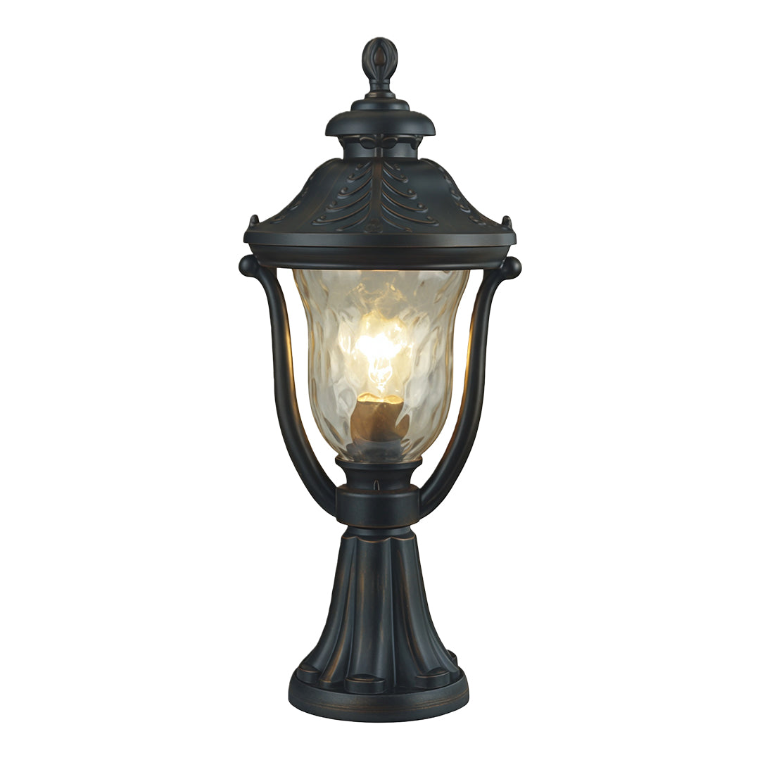 Modern Post Lights Waterproof Garden Coffee Aluminum Column Head Lamp