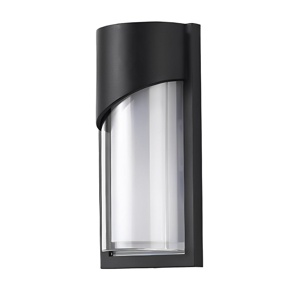 Black Outdoor Wall Light Modern Waterproof LED Light