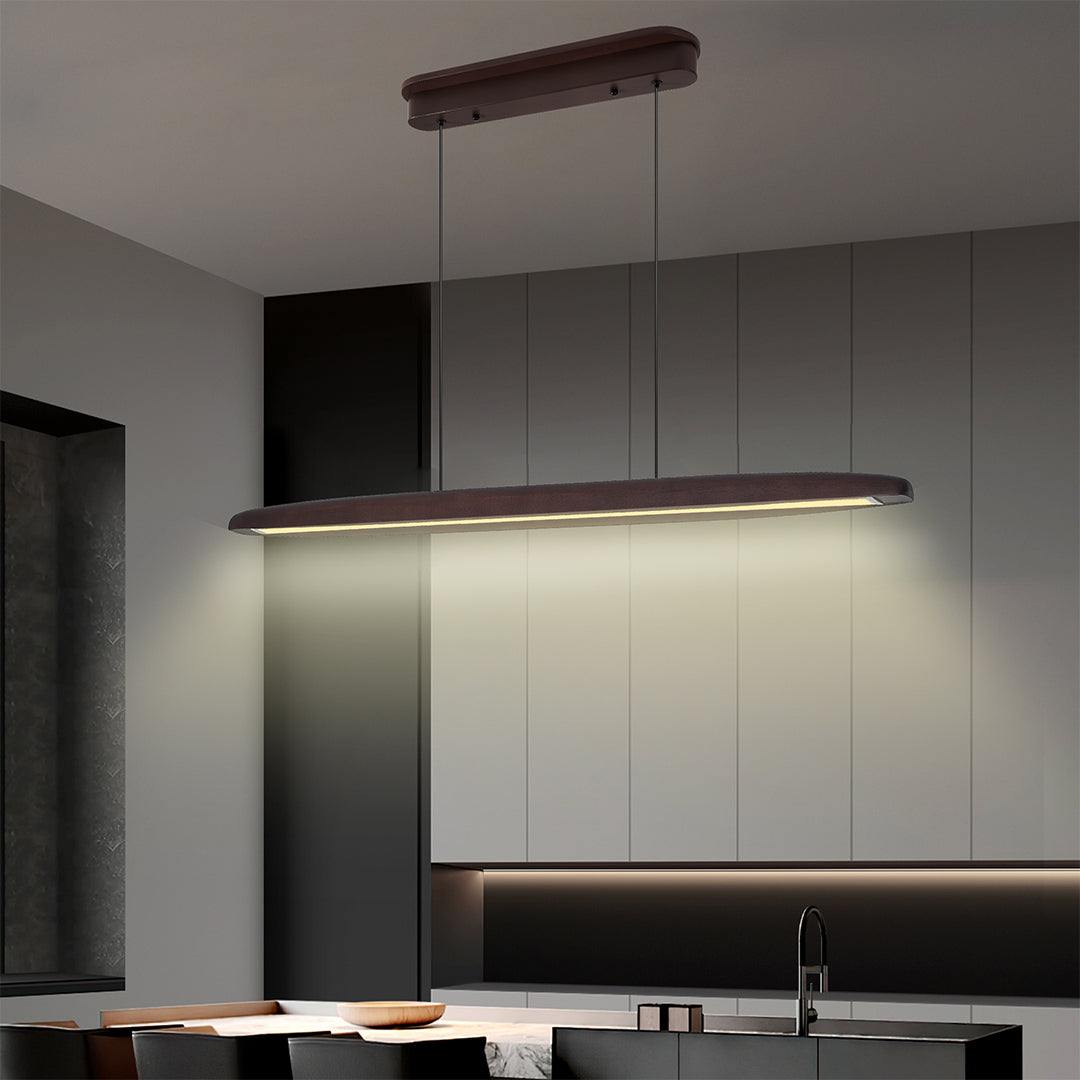 Linear LED Pendant Lighting Minimalist Iron Ceiling Lights